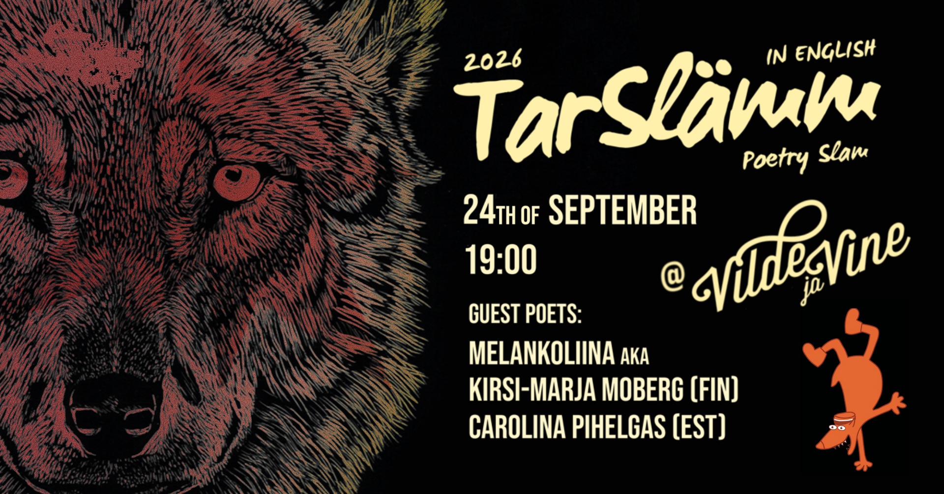 TarSlämm Poetry Slam in English