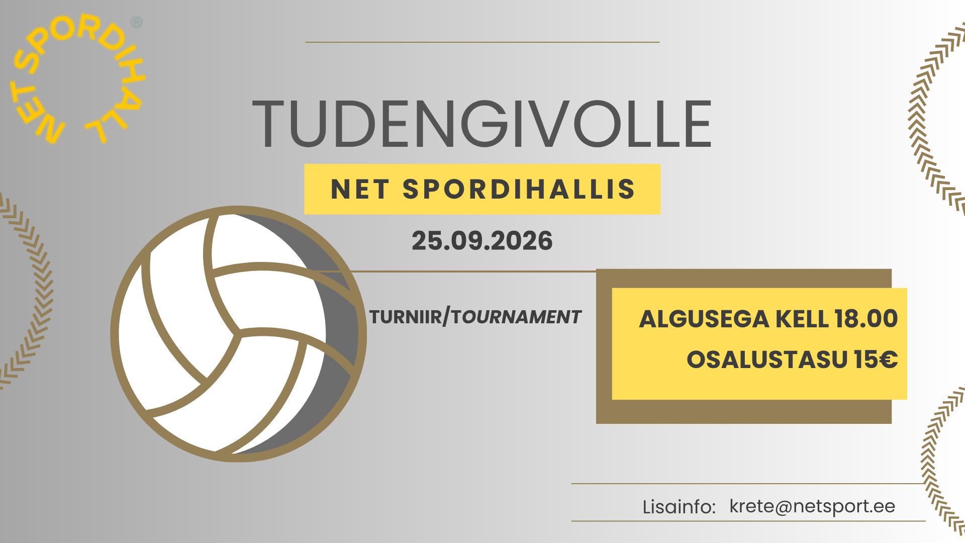 Tudengite rannavolle turniir